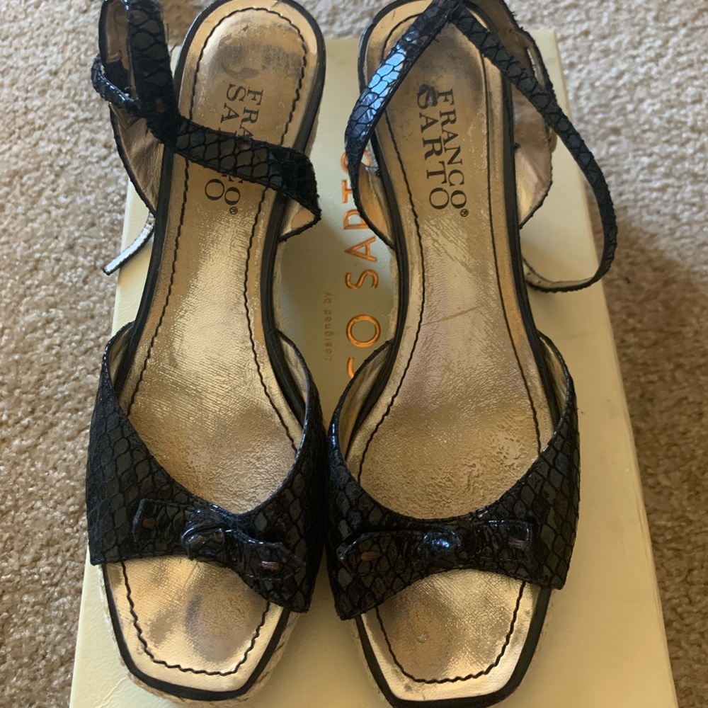 Franco Sarto Wedged Sandals